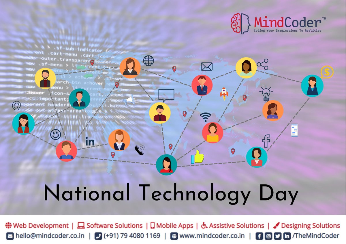 themindcoder's tweet image. What once was known as magic, now is called &quot;TECHNOLOGY&quot;
Happy National Technology Day!

#mindcoder #software #technology #webdevelopment #softwaredevelopment #sofwareforsmallbusiness #retailstoresoftware #OutsourcingITServices #solutions  #nationaltechnologyday2021 #twitter