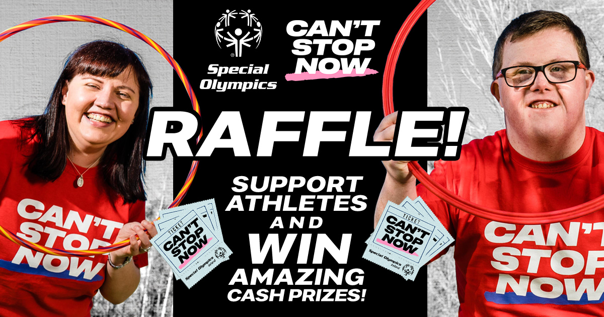 SOIreland's tweet photo. You gotta be in it to win it!

Buying a #CantStopNow raffle ticket is a really simple way to support Special Olympics athletes across Ireland AND you could win major cash prizes!

Retweet this and let's give these athletes the support they deserve!

💰 https://t.co/OO5jmgqJOL https://t.co/XsJ1iJlCHG