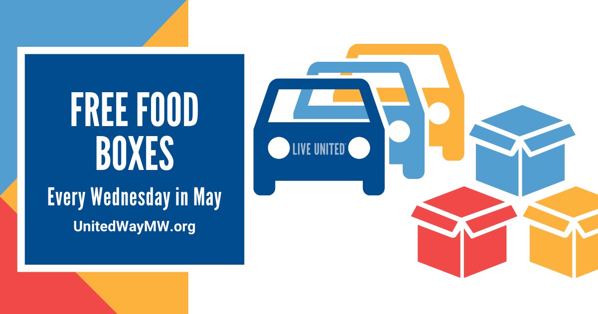 unitedwaymw's tweet photo. We will be outside on Wednesday at ⏰9:30AM distributing FREE food boxes for anyone in need located in and around the Meriden and Wallingford area, and beyond in Connecticut!
Location & all info: https://t.co/1F7RtihWNH https://t.co/gIYNgDFhKP