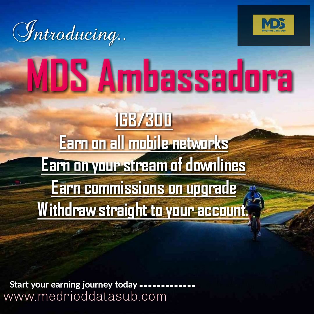 medriod's tweet photo. Cheap data, airtime, bulk messages✅
Earn from your purchase ✅
Earn powerfully on downlines ✅
No limit on the money spin. 

Your earning journey starts here https://t.co/YAvikCSz3R #lockdown #lockdown2021 https://t.co/bDzHbomUWW