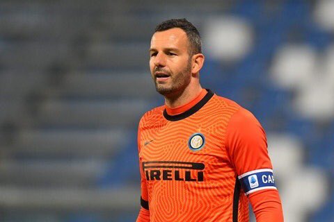 5) THE WALL  :Samir Handanovic - ( , 36, GK):One of the most underrated goalkeepers of our generation, Samir Handanovic has captained Inter to their first Serie A in yearsApart from Manuel Neuer, there hasn’t been a keeper who has matched Samir’s consistency this decade.