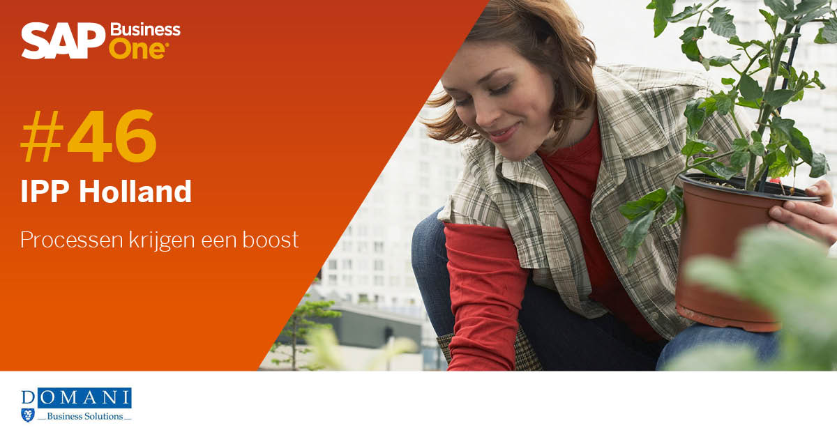 IPP Holland ervaarde minimaal 50% tijdsbesparing in het proces van order tot levering sinds de implementatie van #SAPBusinessOne door <a href="/domani_bs/">Domani Business Solutions</a>. Lees meer
bit.ly/37SUyZF
#tijdbesparing #ERP #mkbnederland
