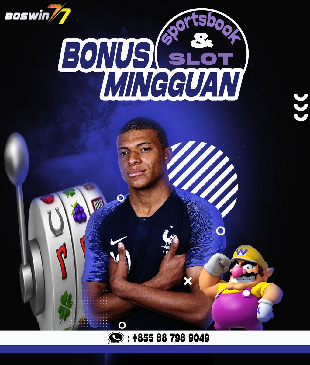 boswin771's tweet photo. Bonus Mingguan Boswin77!!!
Khusus permainan sportsbook dan slot.
Untuk informasi lebih lanjut silahkan hubungi kami melalui WA atau di Livechat kami.
Gabung juga di grup Telegram kami,
Link >>> https://t.co/wTDN9kHdNp
#boswin77 #boswin #judislotonline #agenslotonline https://t.co/ZuGlUlwbpW