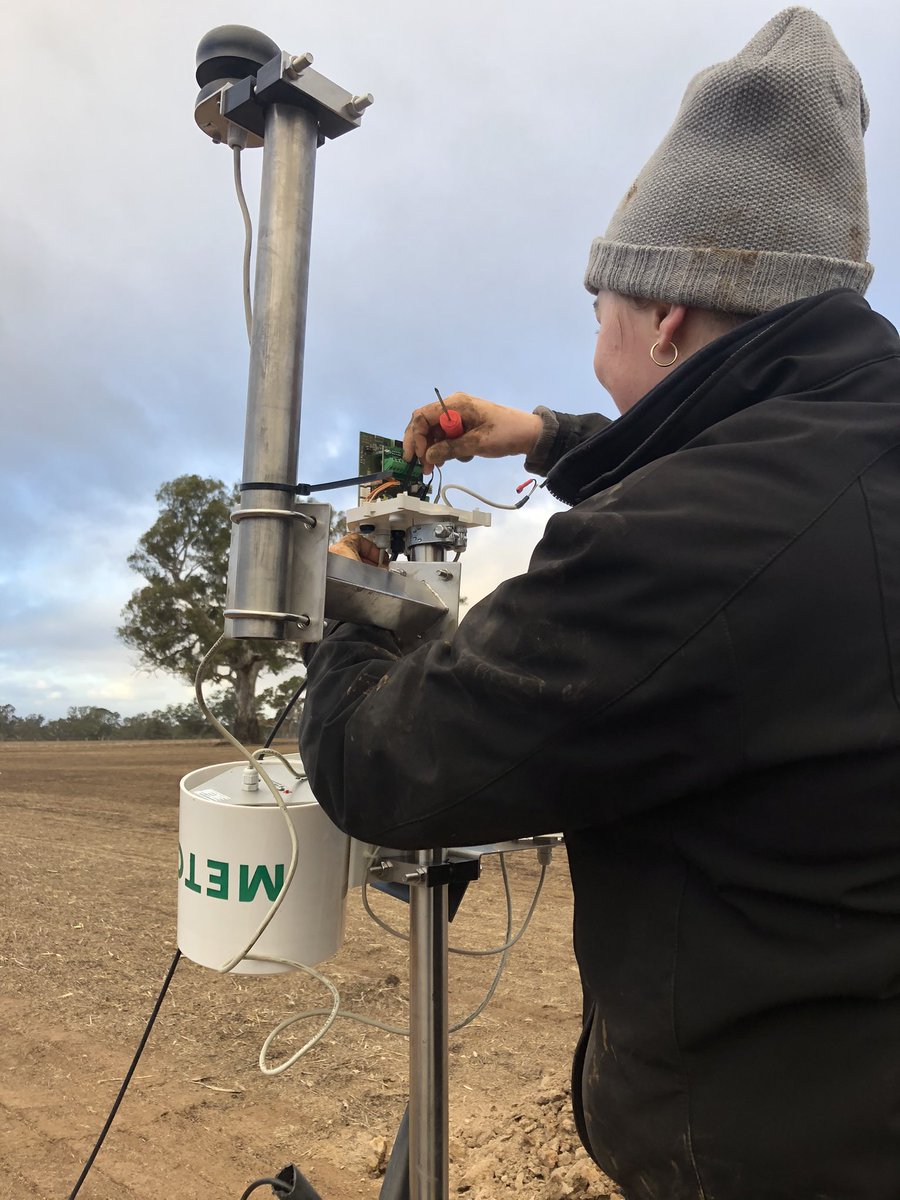 Rain hail or shine! Here’s hoping another weather station in the Wimmera can summon rain as well... <a href="/GraceBarden0/">Gracie Barden</a> <a href="/matthew_sparke/">Matthew Sparke</a>