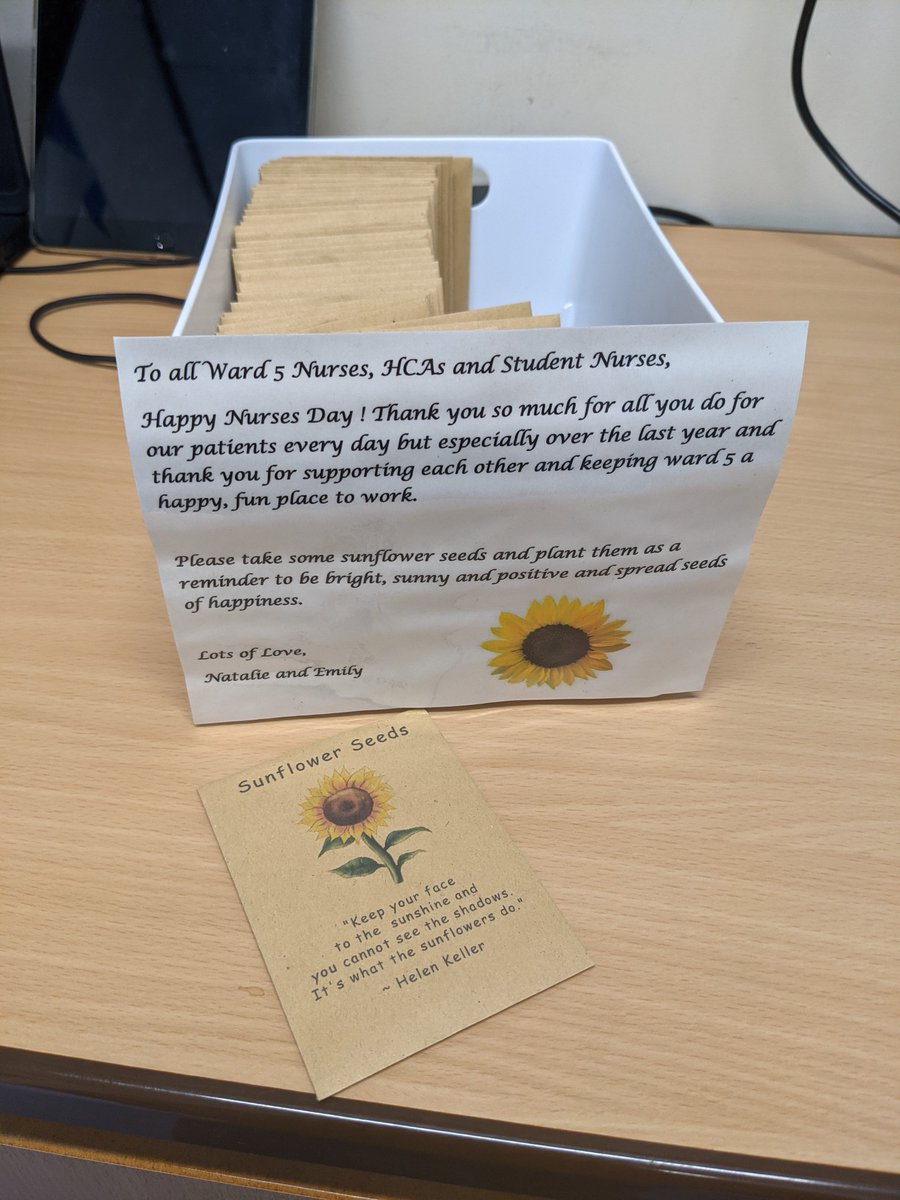 Nurses day has started early on ward 5 🌻🌈 <a href="/Natgreaves1/">Natalie Greaves</a>