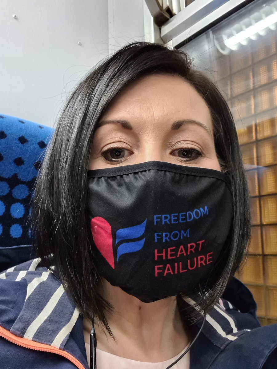 Finally back at uni today. Another step in the direction of normality. Loving my new mask #thefword #freedomfromfailure @BSHeartFailure