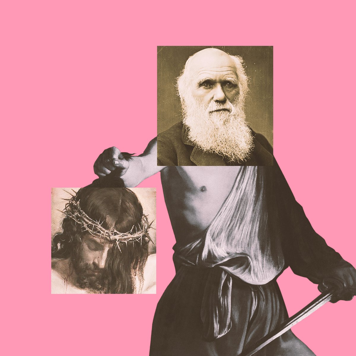 famous murders, media-driven trials.

#nftart #Darwin #Jesus #crimenews #phink