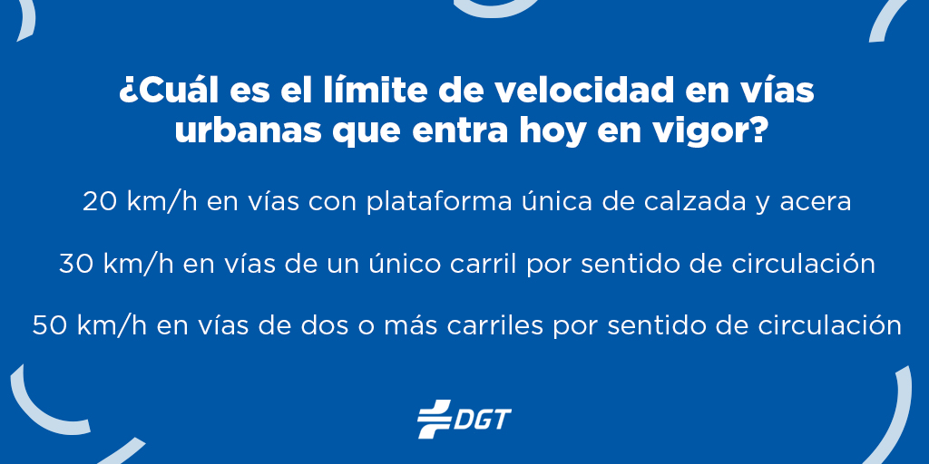 📢 Nuevos límites de velocidad en vías urbanas #A30HayMásVida 👉 bit.ly/A30HayMasVida 

🆕 Hoy entran en vigor las #Ciudades30, con tres límites de velocidad según el tipo de vía.

Te contamos cuáles son y a qué vías afecta en este #HiloA30 👇