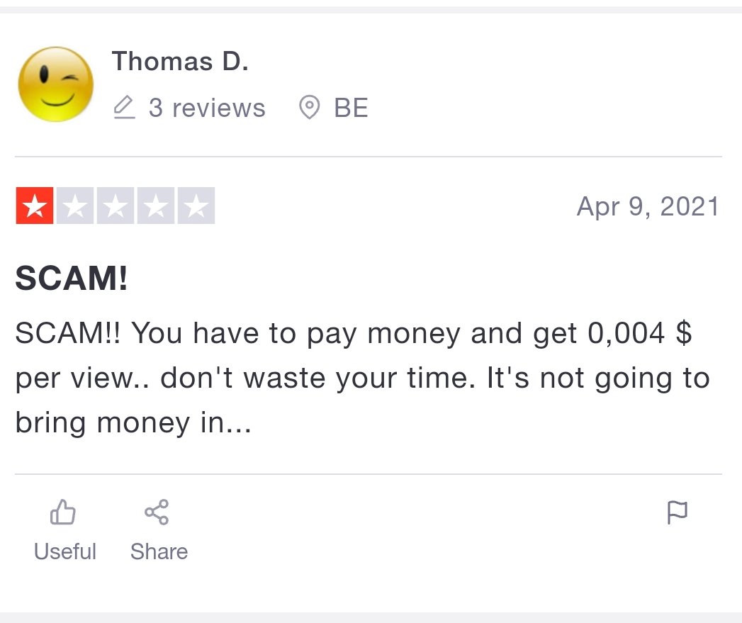 More cries of 'scam' because you have to pay £1.60 a month to use our site. A website not being free to use does not make it a scam