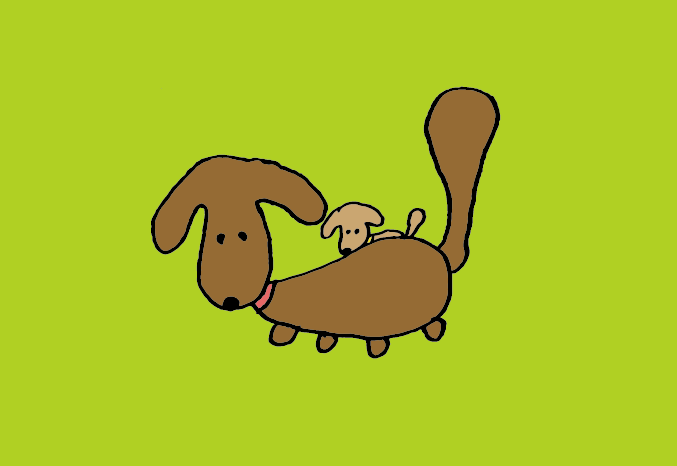 おんぶ犬のtwitterイラスト検索結果