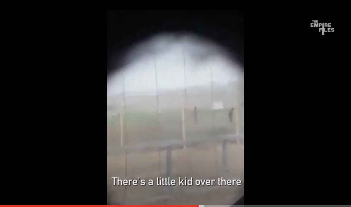 Dr__Manhattan_'s tweet photo. @TheOnion For all those in need of more proof, either watch from the 47th minute, where soldiers picked one of the kids to k)ill &amp; sniped one in the head then laughed about it.. 

Or just watch the whole documentary done by @AbbyMartin &amp; @MikePrysner 

https://t.co/Vb7gbkYb1n https://t.co/o8zZDFpHpA