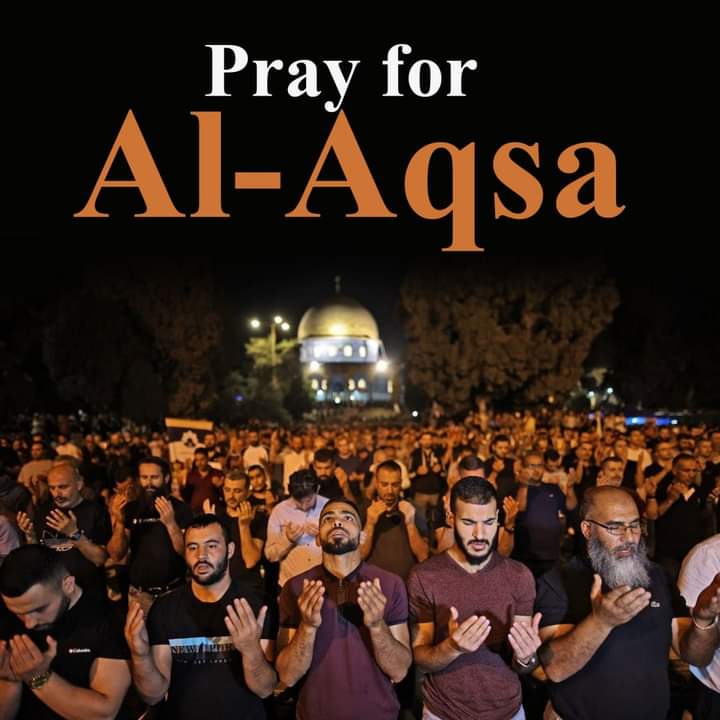 SNazim495's tweet photo. Pray for Al-Aqsa 

#Israel 
#IsraeliOccupation 
#AlAqsaUnderAttack  
#AlAqsa 
#Palestine 
#FreePalestine https://t.co/z2GUpUhRfS