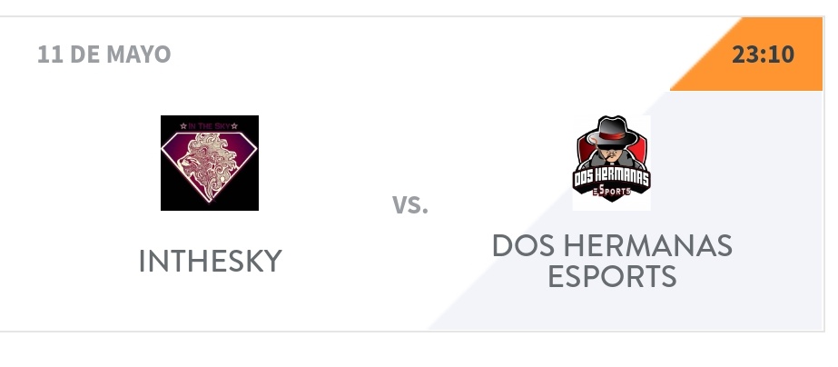 📅 Martes 11 de Mayo 📅

⚽️ Jornada 11 (VFO) ⚽️

🕙 23:10h 🕙

 <a href="/2HeSports/">TODO server</a> 🆚️ <a href="/InTheSkyVFO/">InTheSky</a> 

#HastaElFinalVamosSky