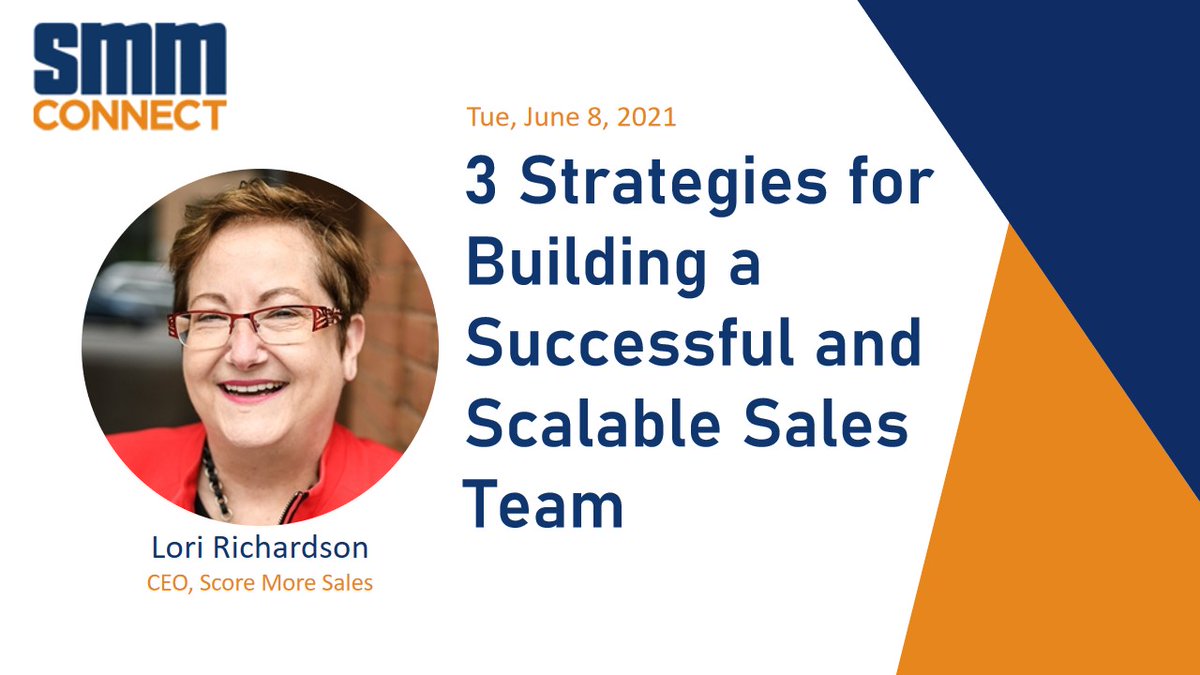 6/8 WEBINAR @scoremoresales, https://t.co/zxmEedFvwT #selling #salestraining #salesdevelopment #salesteamtraining #salesteamsuccess #SalesTeam https://t.co/bL4f8YLKz3