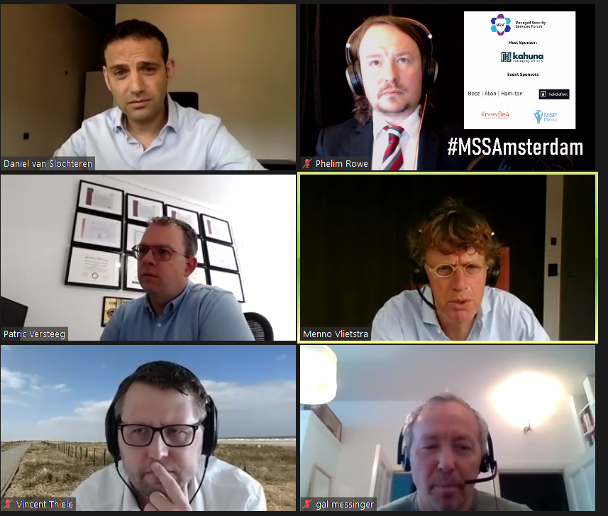 CtgIntelligence's tweet photo. And we're off! What a great start to the fourth annual #MSSAmsterdam! Thank you to Daniel van Slochteren @KahunaNL for being such a great moderator of our CISO of the future discussion! #ManagingSecurity #ManagedSecurity #MSS https://t.co/ciHc9CSbLc