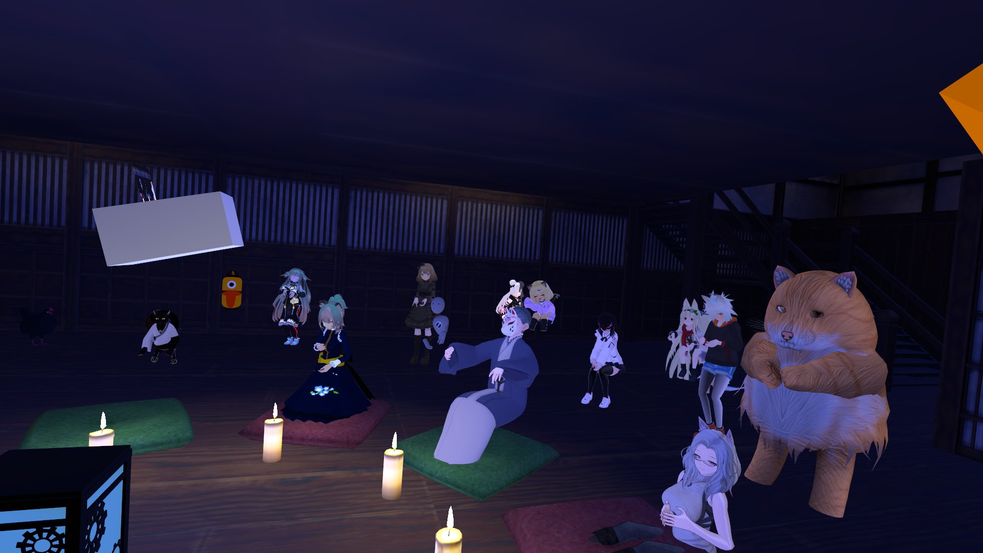 新ボディ 大総統vain ヴィランvtuber 先日の凸待ち配信で話題に上がった Vrc怪談百物語デカメロン に遊びにいったよ W ユニークな怪談からガチの怪談まで様々に聞けて面白すぎた Vrchat T Co Zten6abppr Twitter