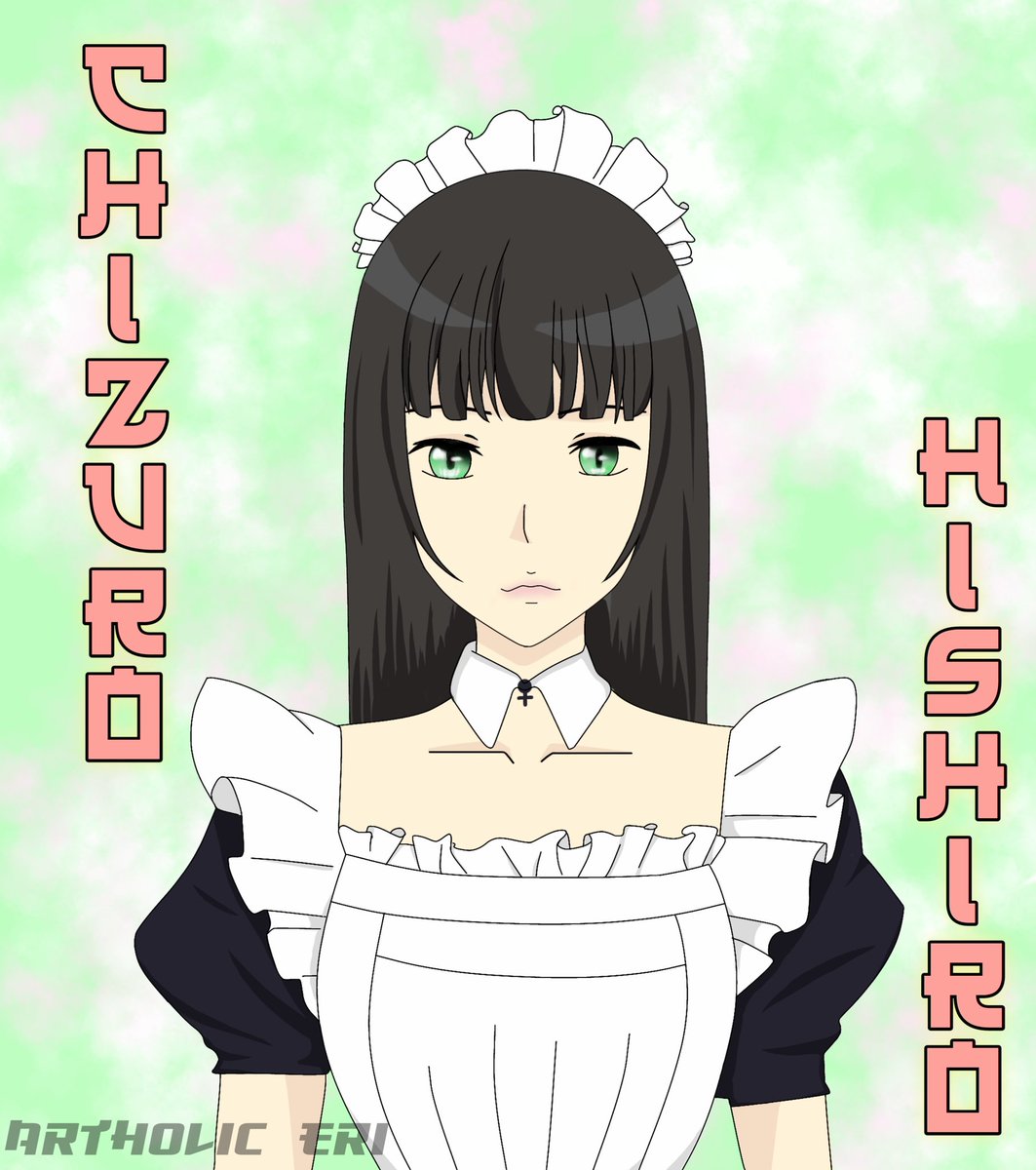 artholic_eri's tweet photo. Chizuro Hishiro from " ReLife "
She's my favorite character.❤️ 
The second picture is the original character design in episode 15 and the first picture is the ''sexy straight haired'' version of her that I made using ibisPaintX ft. fingers.🙂 https://t.co/BK0B8snDoH