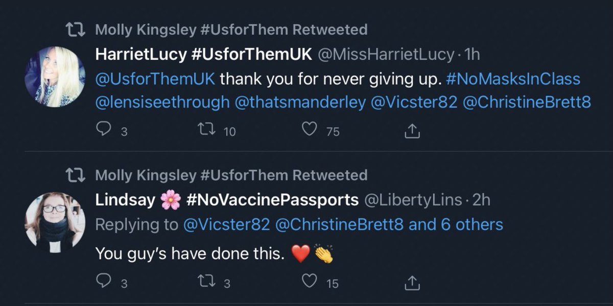 1/Hey  #UsForThem .... YOU DID THIS.... CONGRATULATIONS!                      #NoMasksInClass You successfully convinced the public that kids would be forced to  #WearAMask   in school FOREVER.