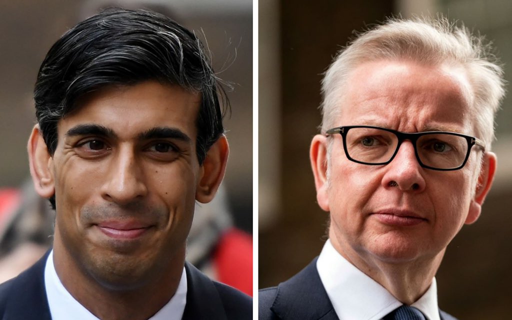 Who’s the boss of who? David Cameron’s published text messages show him turning to Michael Gove to get support for spurring Rishi Sunak into action
