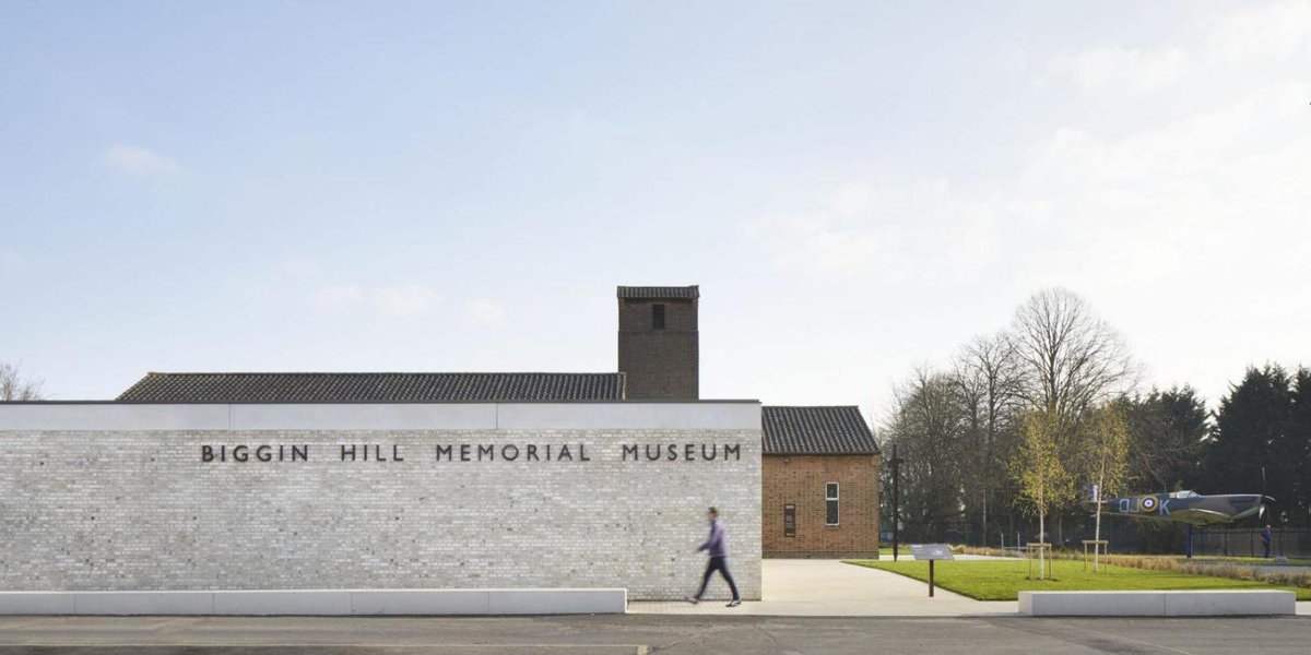 Robin Lee Architecture has completed a £1.9 million memorial museum at Biggin Hill airfield 🛩️  bit.ly/2QdIxsc