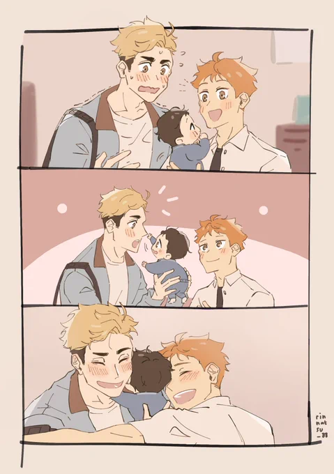 Adopting a child 👶
#haikyuu #ハイキュー #atsuhina 