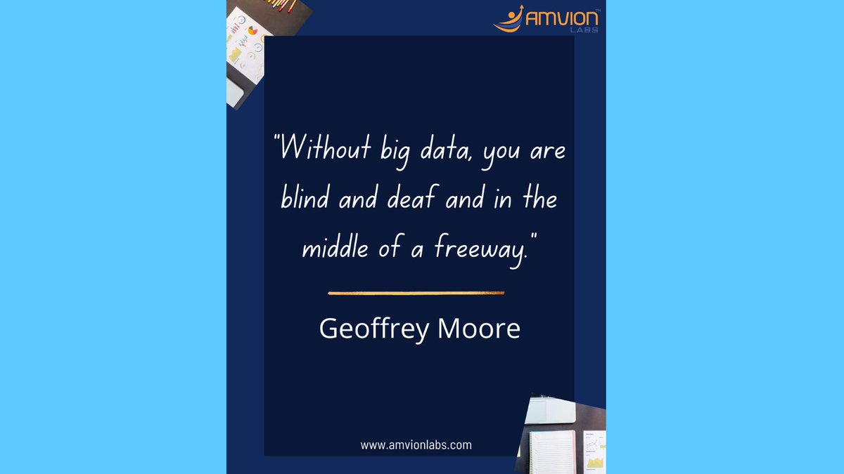The main benefit of big data analytics is that it improves the decision-making process significantly
#motivation #motivationquotes #amvion #inspiration #quotes #lifestyle