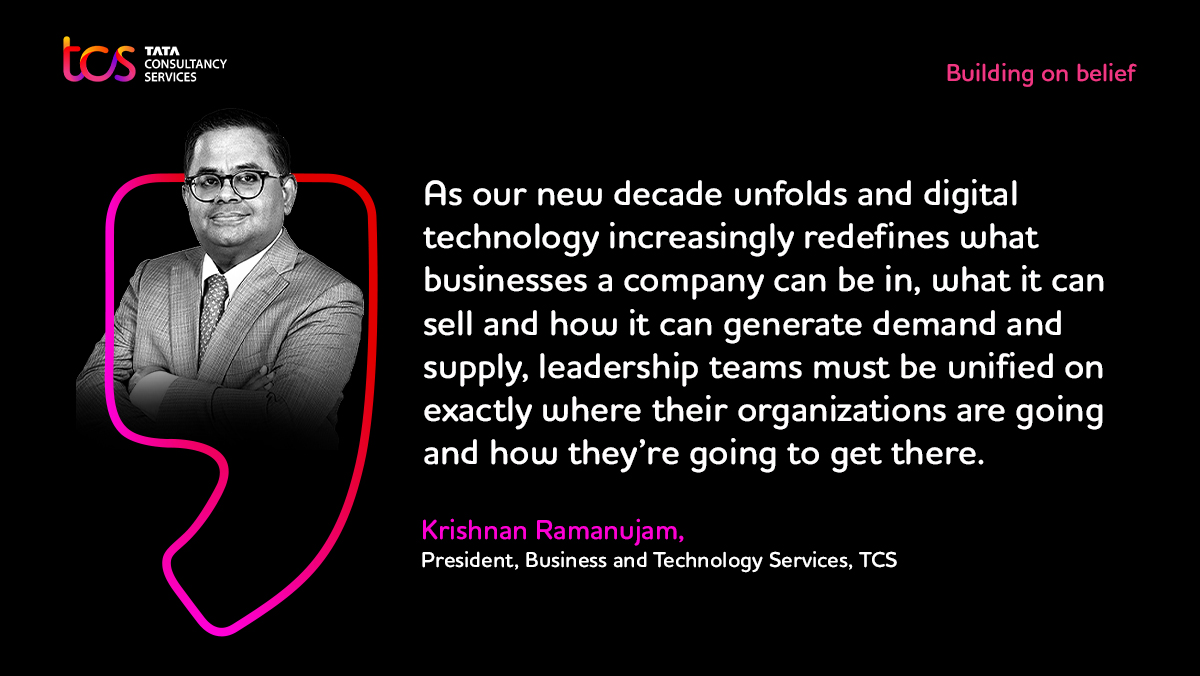 TCSDigitalTech's tweet image. When a #leadership team is united on where the organization must go in an ever-complex and digital world, it becomes a powerful force. Learn more from our @kramanuj in his #TCSPerspectives article:tcs.com/perspectives/a…