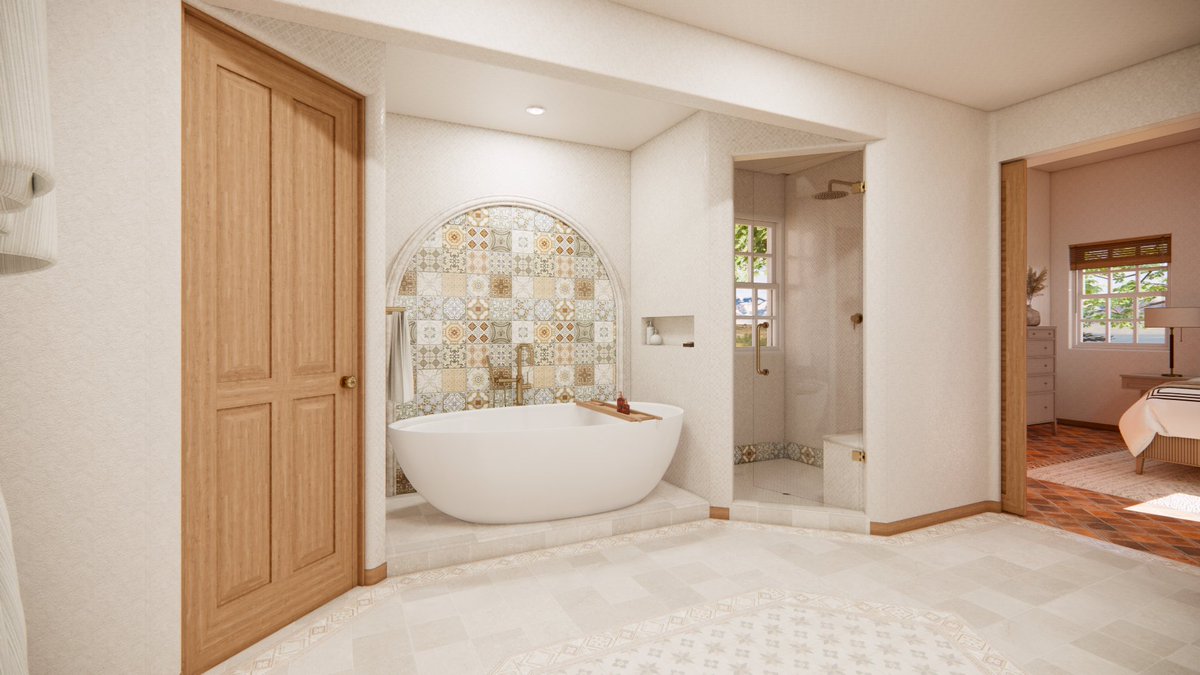 design_f9's tweet photo. A productive weekend designing and visualing for my lovely clients in Colorado!

Swipe for before ➡️ 
Model: @SketchUp
Render: @Enscape3d
@3drenderbot
#design #interiordesign #ensuitebathroom #render #visualisation #concept #cgi #madeinsketchup #sketchup #enscape3d #construction https://t.co/kV896m1t1x