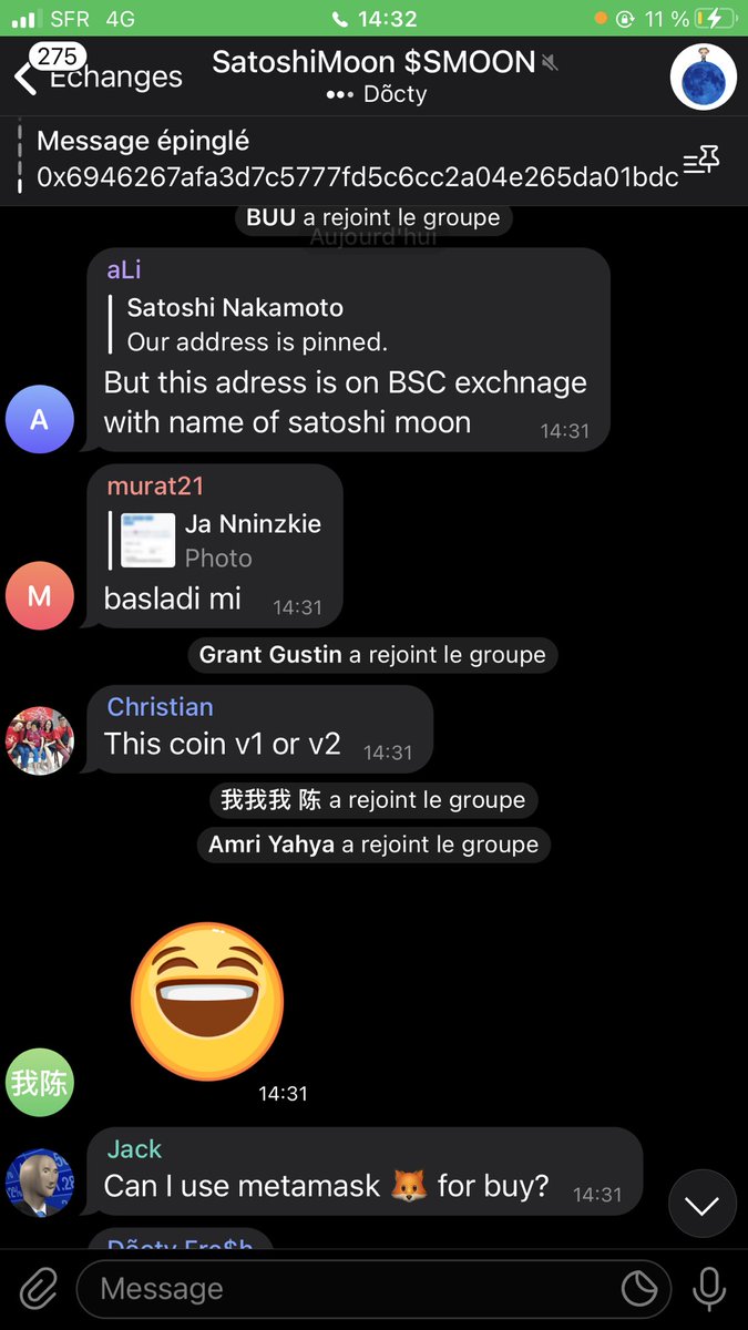 nessyou95's tweet photo. @SatoshiMoonSZN Go to the moon🔥🔥🔥🔥🔥                     Great project🚀 0xd579511dF18874068A2632141B1099379D84fe51 https://t.co/K78Vf6DVEa