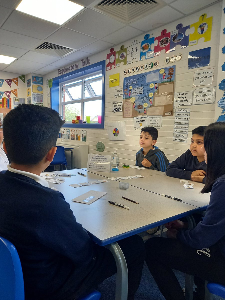 Prima1Brudenell's tweet photo. Using @ChallengeLearn lesson book to support @TheLearningPit @JamesNottinghm to enhance #exploratorytalk in #safeguardingme week #OnlineSafety #MentalHealthAwarenessWeek2021 https://t.co/4LMEYdTkRp