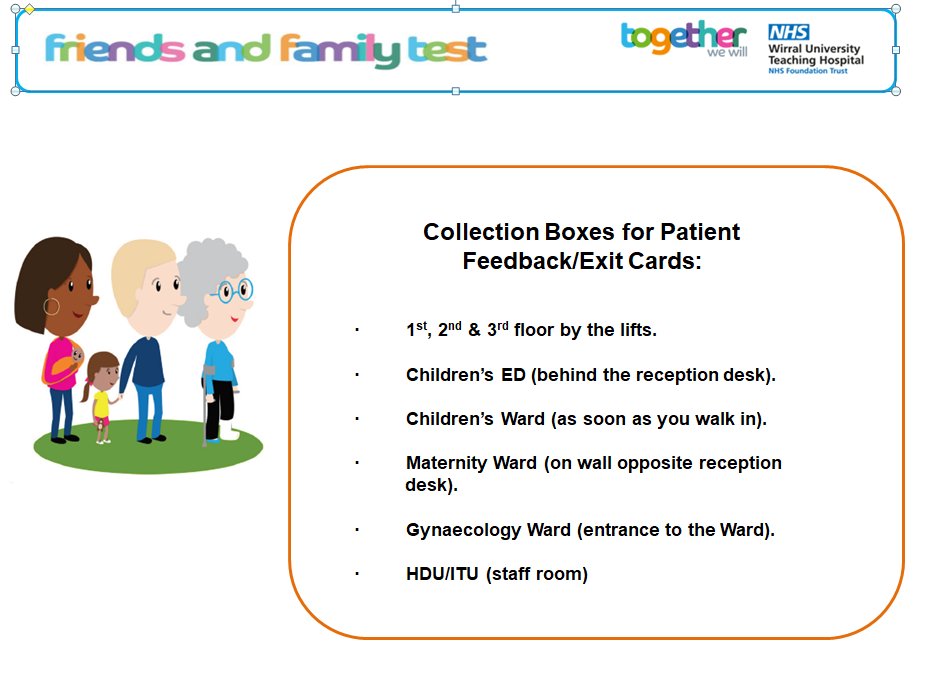 WUTH Patient Experience (@patientwuth) on Twitter photo Thank you to all our patients for your continued efforts in providing us with your feedback. The are collection boxes located at various points throughout the hospital waiting for all your comments! #WUTHPatientExperience <a href="/WUTHstaff/">WUTH Staff</a> Thank you to all our patients for your continued efforts in providing us with your feedback. The are collection boxes located at various points throughout the hospital waiting for all your comments! #WUTHPatientExperience <a href="/WUTHstaff/">WUTH Staff</a>
