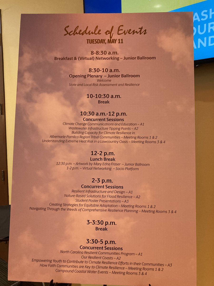 Check out our schedule for today, and join in on our first plenary session on state and local risk assessment and resilience #CCRC2021