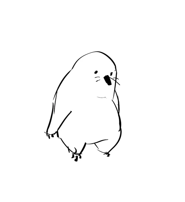 絵の端に描いてた落書き妖精 