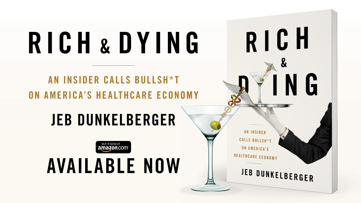 Jeb_Dunk's tweet photo. Today is the day! Officially publishing my first book and will be donating all proceeds to uninsured/underinsured Americans. Thanks to all my friends and colleagues who helped me publish this - what a journey! https://t.co/t2dzWZPoGS https://t.co/iFvsYWtQ1I