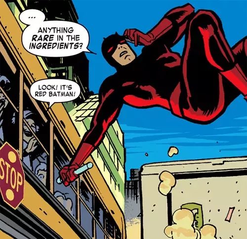 Daredevil being called Batman in his own book