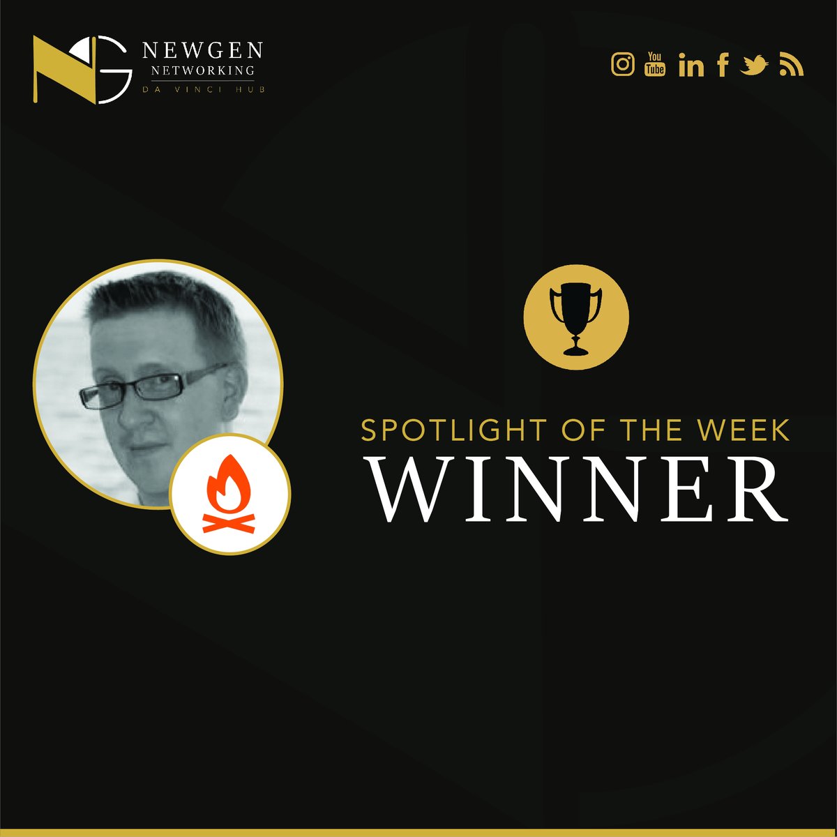 NetworkNewGen's tweet photo. This week Chris Kelly at Campfire IT and Digital was our Spotlight Winner in our Garden themed meeting.
You can call Chris on 07878 102725 or email at chris@campfireit.co.uk.
 Visit our website now to book a place at your meeting of choice.
https://t.co/MHZx0tfrlv https://t.co/hXPFDBFHMp