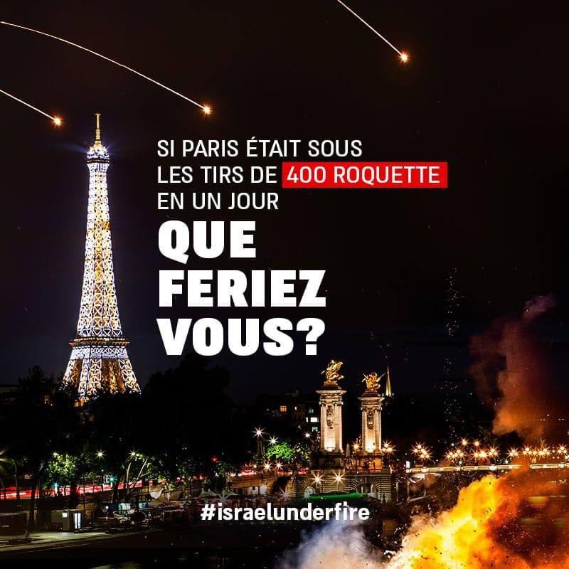 Sarah_Chemla's tweet photo. If #NewYork was attacked by 400 missiles, what would you do?

Si #Madrid fuese atacada por 400 misiles, que harias tu ?

Si #Paris etait sous les tirs de 400 roquettes, que feriez-vous?

If #London was attacked by 400 missiles,  what would you do?

#IsraelUnderFire • #Israel https://t.co/GJZZJXnC5E