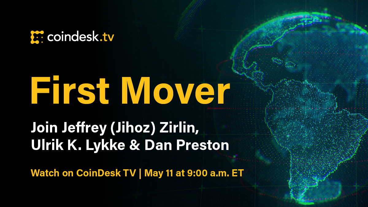 CoinDesk's tweet image. Coming up on First Mover:

• @AxieInfinity's @Jihoz_Axie on scaling #NFT gaming
• @Metromile's @danpres on purchasing $10 million worth of #bitcoin for insurance claims
• @ulriklykke of @ARK36_AIF gives a markets update

Tune in at 9 a.m. ET on CoinDesk.TV: