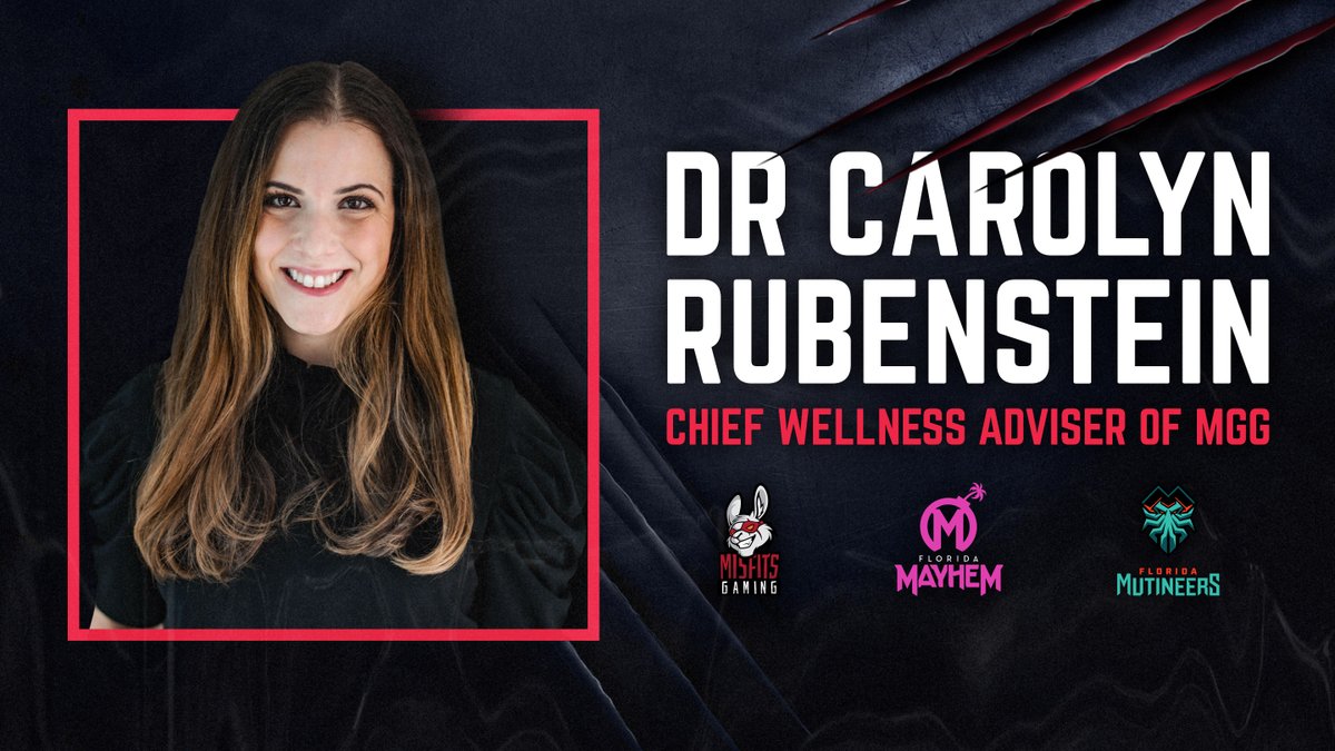 MisfitsGG's tweet image. With this week being #MentalHealthAwarenessWeek, we&apos;re excited to welcome and share more about our new Chief Wellness Adviser, Carolyn Rubenstein!

We can&apos;t wait to work more with Carolyn to be the best version of ourselves 💪