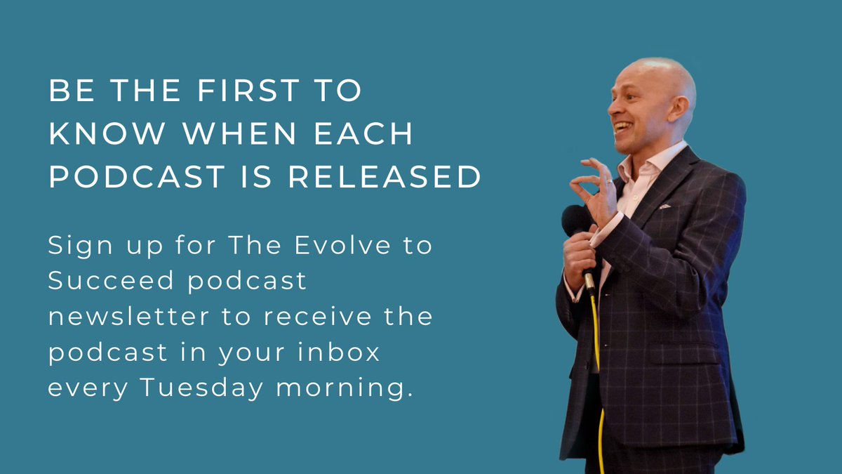 EvolvetoSucceed's tweet photo. Receive each new podcast in your inbox!
Sign up to the podcast newsletter to receive every episode on Tuesday mornings
Sign up here https://t.co/5RlTriM70E
#podcast #businesspodcast #entrerpreneur #businessowner #inspiration #motivation #leadership #connections #evolve2succeed https://t.co/DOlqjgsJbJ