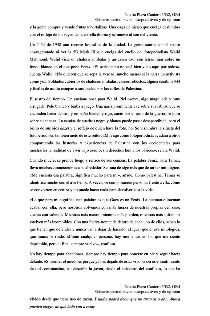 perxzote's tweet photo. Para hacerlo conté con los testimonios de Tamar, una chica de Gaza; Walid, un fotoperiodista también de Gaza, y un chico anónimo encarcelado.

Quise hacer un pequeño guiño también a @soyRayden haciendo referencia a su canción 'Haciéndonos los muertos'.

#GPIO20 https://t.co/SNwvQpGwJ9