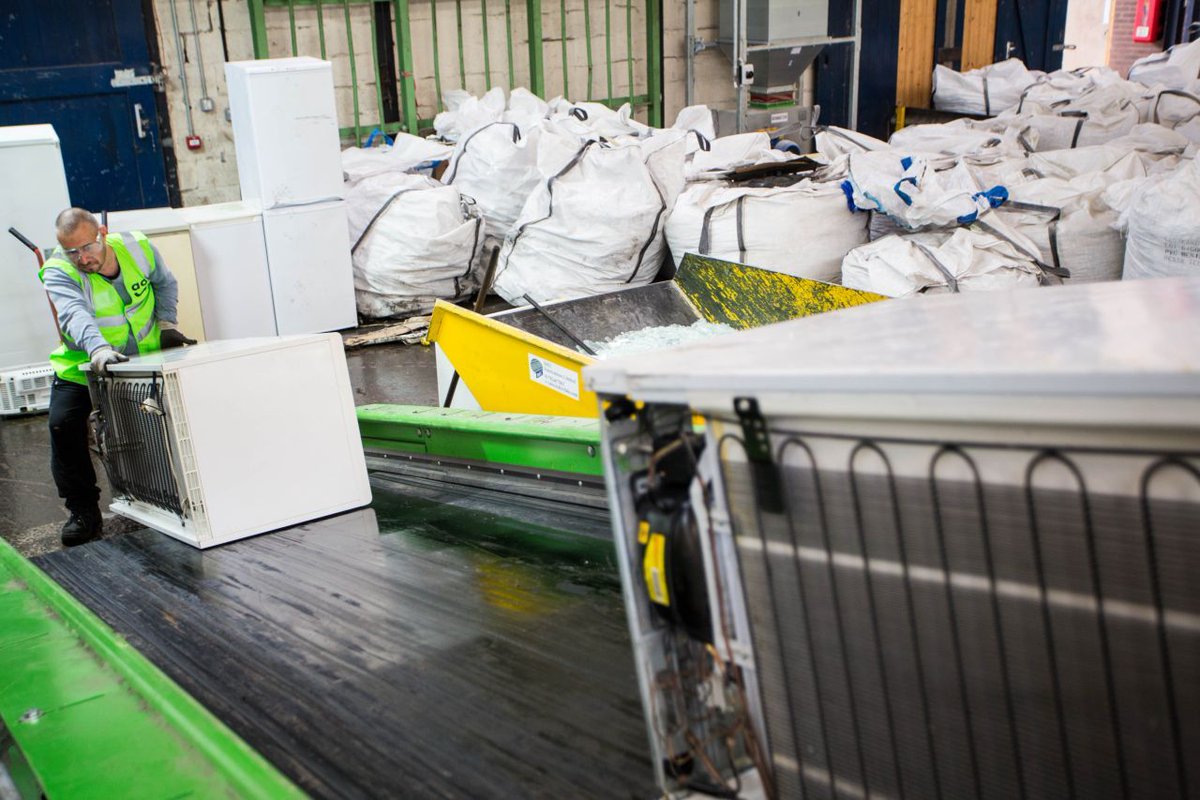 PlasticsWorld's tweet photo. Online white goods retailer @AO says it will supply recycled high impact PS from 63,000 fridges each year from its #recycling facility in Telford, UK, to ventilation fan manufacturer Volution Group. Material will be supplied through distributor @UltrapolymersUK. #plastics https://t.co/CX4Hp6rRBH