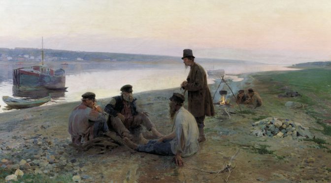 fergunia's tweet photo. @malkristi @realvipusk @kostromka @expatinrussia @kostromka44 Корин Алексей Михайлович (1865-1923) #Бурлаки приспосабливали лирические, плясовые, шуточные народные песни под свой «топ» — мерный шаг артели. Запевала чаще всего избирал песни с ритмичным складом, легким и шуточным содержанием. «Брала девка лен» https://t.co/9SWuRCubPu #Russia https://t.co/SycYt1WtDE