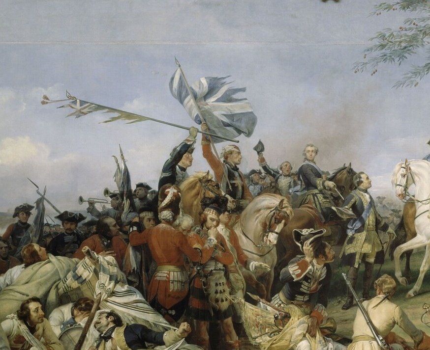 The Irish Brigade lost 1/4 of its officers & 1/3 of its men at Fontenoy, one of the bloodiest battles of the decade. The Irish Brigade captured the only Allied colours that day (later burned in Les Invalides by Napoleon's men in 1814 to deny its possession by the Russians). 4/7