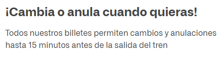 cbusgut's tweet photo. @Renfe El localizador era 9YPM8JXH. Mi mujer llegó antes a la estación y sacamos el billete para el tren MAD-VAD de las 15:40, y cuando a las 15:35 quisimos anular este (MAD-VAD de las 16:05) nos daba error la web diciendo que ya era tarde. Y tampoco nos cogió nadie el teléfono. https://t.co/yxE79imC7O