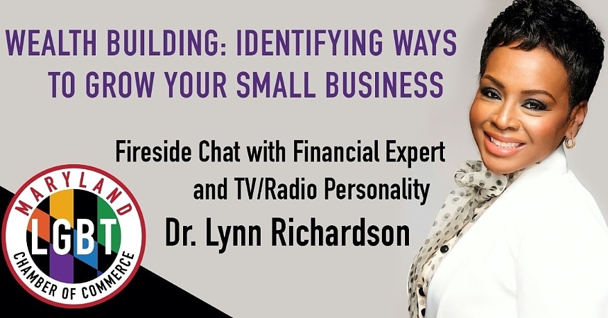 Fireside Chat - May 12 at 6:30pm EST
As you move forward to build wealth, establish financial freedom or start that homebased business.
Join Dr. Lynn Richardson as she shares her personal journey on how to build &amp; maintain a successful enterprise.
REGISTER mdlgbt.org