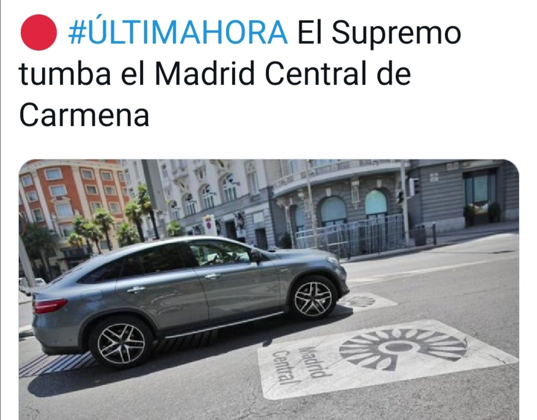 Pues en el periodo de crisis actual sería un detalle del Ayuntamiento de Madrid devolver de oficio todas las multas cobradas por el Madrid Central.