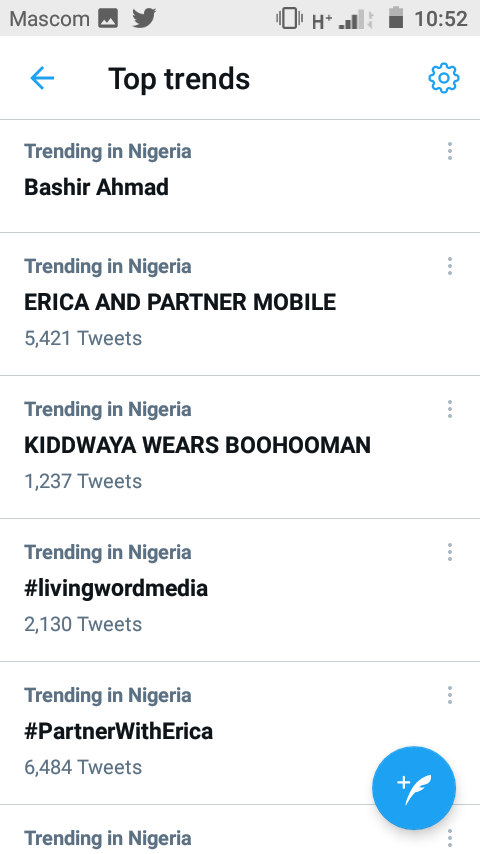 3GirlYaJozi's tweet image. We are already on Top Trends
A little bit more energy so we appear on the trend table.
#PartnerWithErica
#PartnerMobileAt5
ERICA AND PARTNER MOBILE
PARTNER MOBILE PRICE SLASH