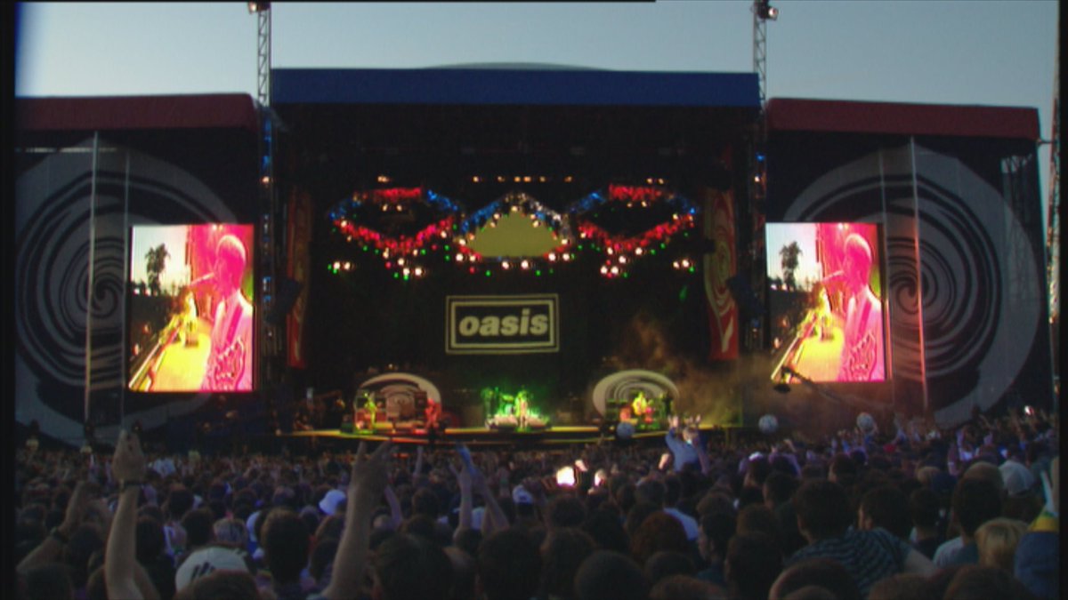 'This is history. This is history. Right here. Right now. This is history!'
The Knebworth concert film, directed by Jake Scott, will be released later this year to mark 25 years since the events. #Knebworth25