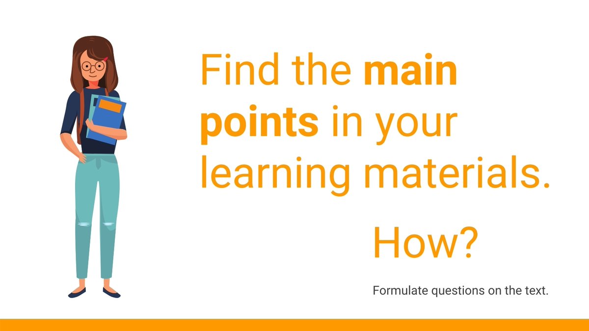 studysmartwithc's tweet image. 🤔 How to find the #MainPoints in your learning materials?
Formulate #questions on the text!

#SSWC
